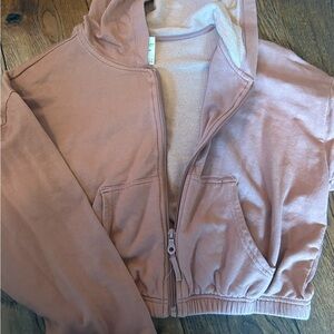 Aerie cropped zip up jacket